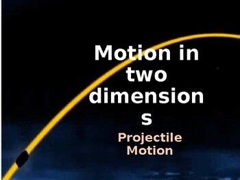 Image result for 2D Projectile Motion