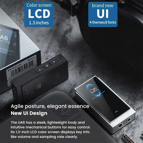 SHANLING UA6 Flagship Portable USB DAC & AMP | Concept Kart