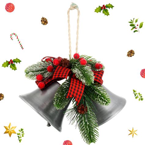 Amazon.com: Liliful Large Christmas Bells Christmas Jingle Bell Wall ...