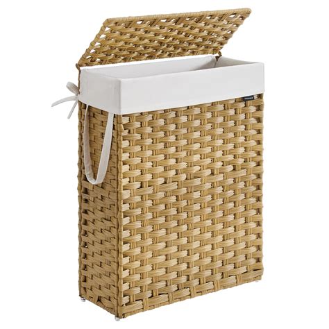 Songmics Slim Laundry Hamper With Lid 14 5 Gallon 55l | Desertcart INDIA