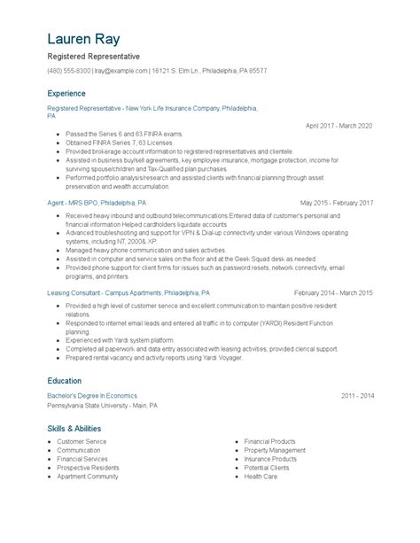 Image result for Representative Profiles Example