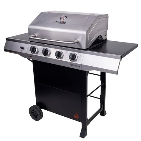 Charbroil Performance Black and silver 4 -Burner Liquid Propane Gas ...
