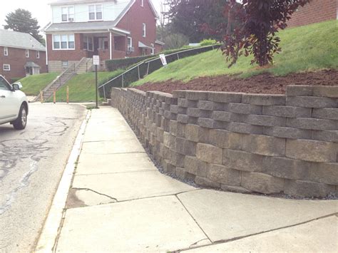 Image result for Installing Keystone Retaining Wall