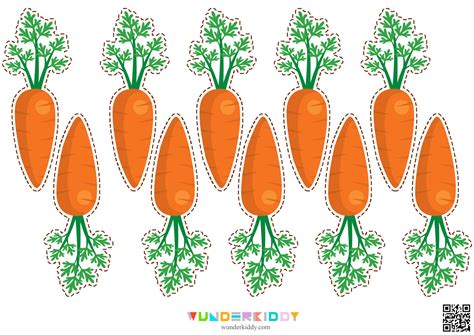 Activity sheet «Bunny and carrot» | Preschool counting, Fun activities ...