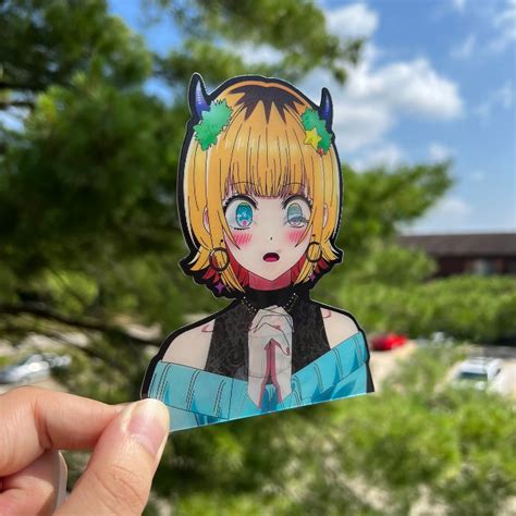 Anime Sticker Kawaii Anime Car Sticker Perfect for Laptops, Journals ...