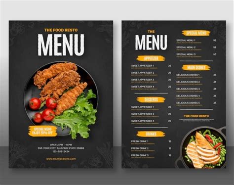 Image result for Create a Menu Card