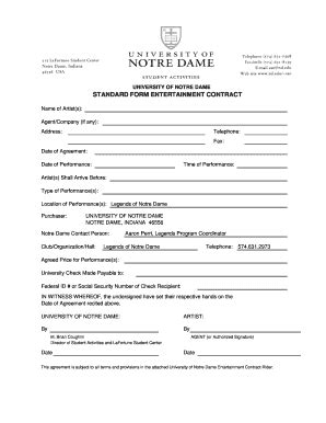 Image result for Standard Form Contract Examples