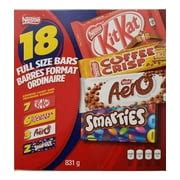 Buy Nestle Full Size Bars - 18 Bars - 7 Kit Kat, 6 Coffee Crisp, 3 Aero ...