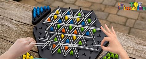 Buy Toy Imagine Chain Triangle Chess Game Triggle Rubber Band Strategy ...