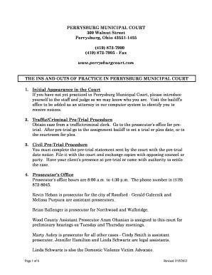 Perrysburg Court Records - Fill Online, Printable, Fillable, Blank ...