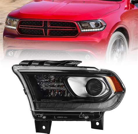FIONE - [Halogen ONLY For Dodge Durango Headlight Assembly 2016 2017 ...