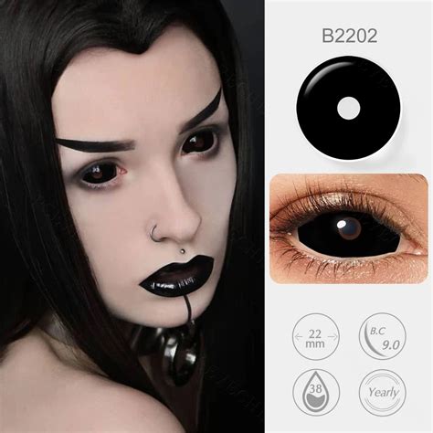 Black Sclera Contacts