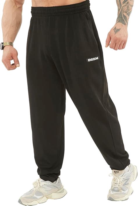 BGSM Men's Loose Fit Gym Workout Sweatpants with Pockets India | Ubuy