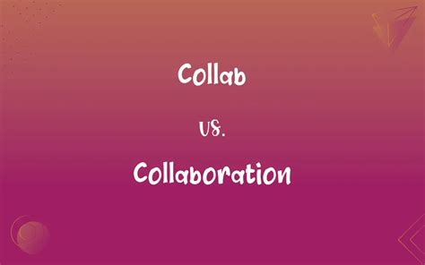 Image result for Collaborative vs Collaboration