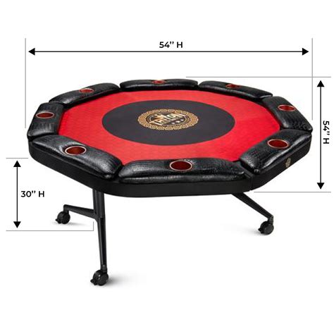 6 to 8 Player Round Poker Table + Chairs + Mat Combo Deal – TRITON ...