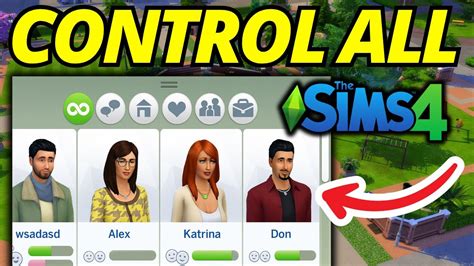 Image result for Sims 4 Control Any Sim Mod