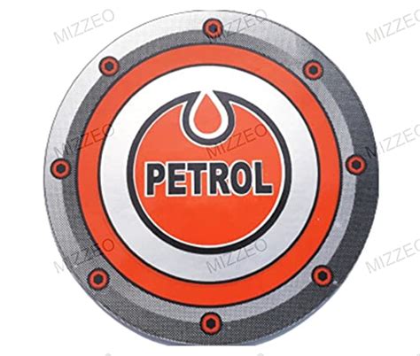 Buy MIZZEO Petrol Sticker | Reflector | Decals | Fuel Badge | Water ...