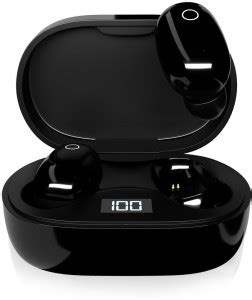 Intex Airstuds Flair in-Ear with Smart Touch Control ( Black) Bluetooth ...