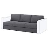 VIMLE 3-seat section, Gunnared medium grey - IKEA