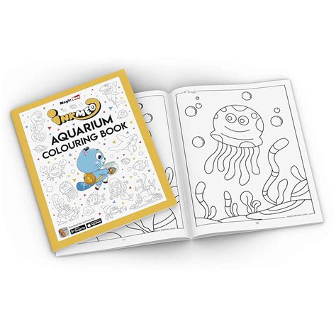 Buy Inkmeo | Aquarium Reusable Colouring Book | AR Enabled | Creative ...