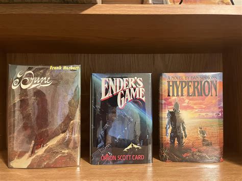I completed my goal of getting the Dune saga, the Ender’s quintet ...