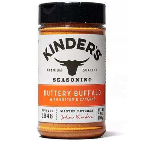 Kinders Buttery Buffalo with Butter & Cayenne Seasoning 9.3oz