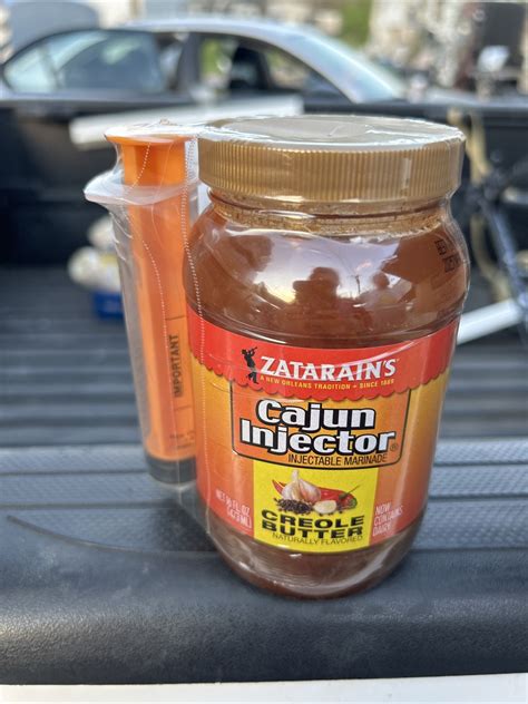Zatarain's Cajun Injector Fat Free Creole Butter Recipe Injectable ...