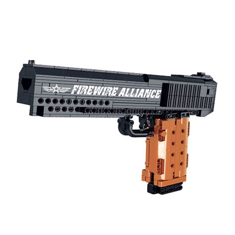 Buy WangSiwe Technic Building Blocks, 555 Pieces Desert Eagle Blaster ...