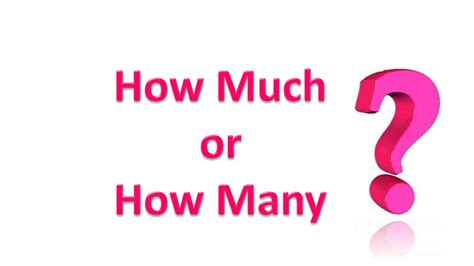 HOW MUCH . HOW MANY p.....ara nivel incicial | PPTX