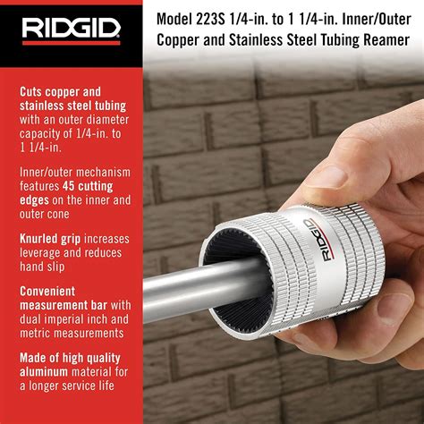 RIDGID Pipe Reamers for Copper & Stainless Steel India | Ubuy