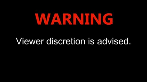 Image result for Viewers Discretion Is Advised Message