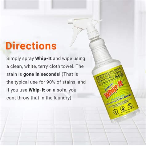 Whip-It All Natural Enzyme Cleaner Stain Fighting Kit - Professional ...