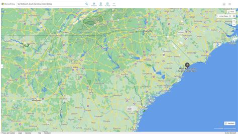 Myrtle Beach, South Carolina Map