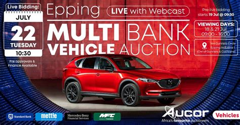 Multi Bank Vehicle Auction | Live with Webcast Bidding, Online event ...