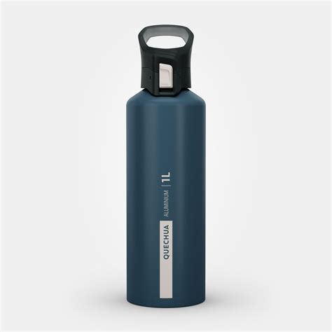 1 L Aluminum Water Bottle - MH 500 - Teal blue - Quechua - Decathlon