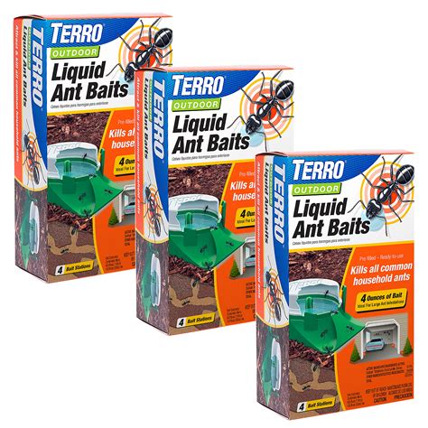Amazon.com : TERRO T1804-3SR Outdoor Ready-to-Use Liquid Ant Bait ...