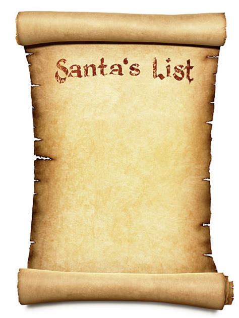 Pin by Katrina Horsley on Christmas work event | Santa list, Scroll templates, Santa's nice list