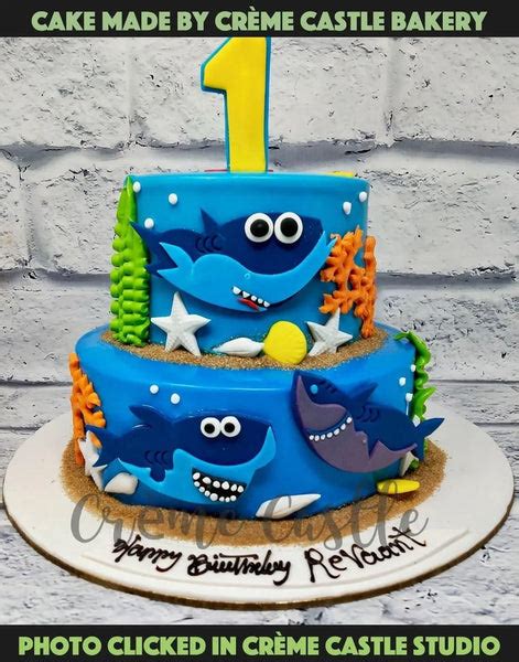 Cocomelon Shark Cake – Creme Castle