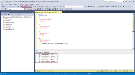 SQL Server Management Studio Query 的图像结果