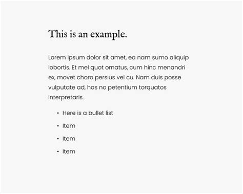 Image result for HTML Bullet Point Space