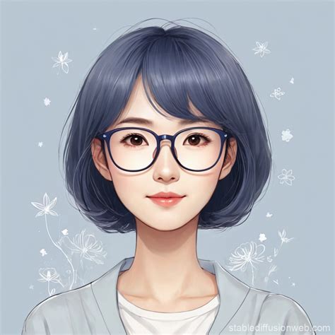 Cute Japanese Mom Profile Icon | Stable Diffusion Online