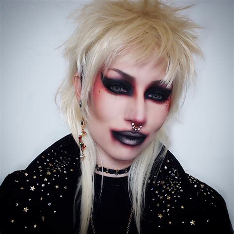 80s vampire makeup
