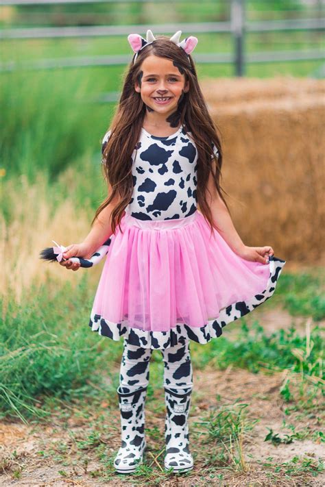 Pink Cow Costume - 5 Piece Set | Sparkle In Pink