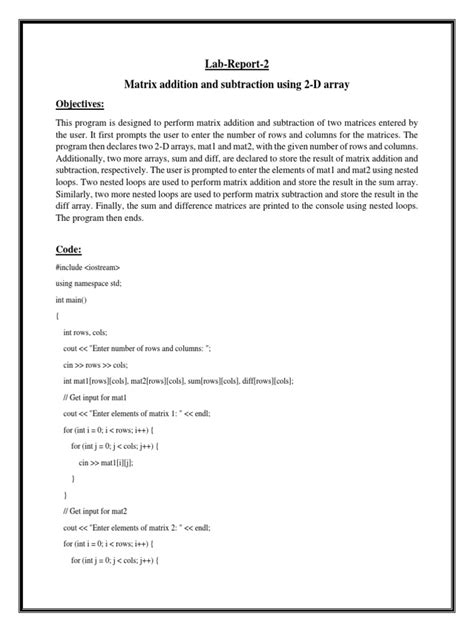 C# Program to Add Two Matrices Using 2D Array 的图像结果