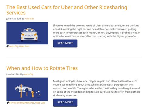 Image result for Example of Car Blog