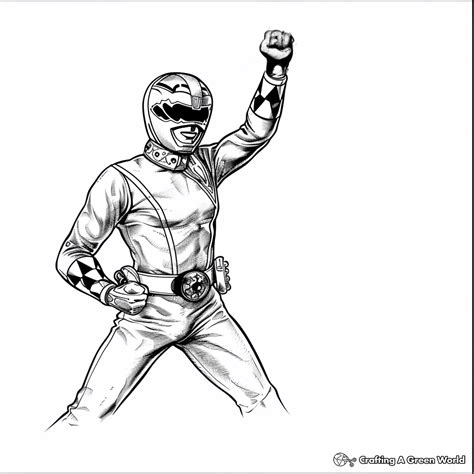 Power Rangers Blue Ranger Coloring Pages