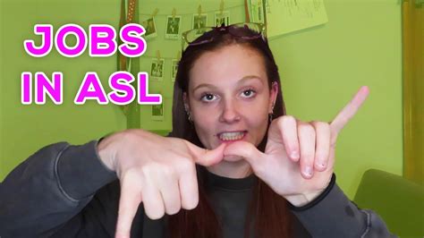 Sign Language Job Signs 的图像结果