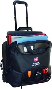 SWISS MILITARY 15 inch Expandable Trolley Laptop Strolley Bag Green ...