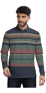 Buy BULLMER Mens Cotton Henley Neck/Chinese Collar Regular Fit Tshirt ...