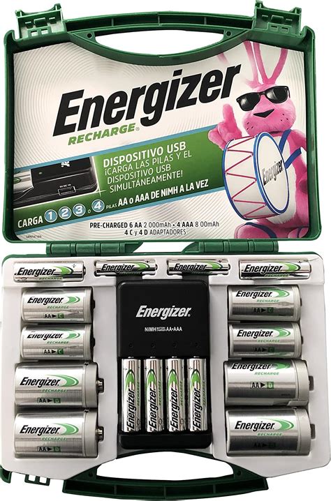 Amazon.com: Energizer Rechargeable AA Batteries, Recharge Universal ...